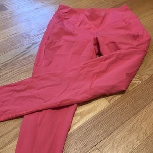 Calia hot pink thick fabric leggings. Size small.
